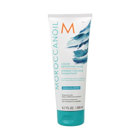 Hair Mask Moroccanoil Depositing Aqua marine 200 ml by Moroccanoil, Deep Conditioners & Treatments - Ref: S4260999, Price: 34...