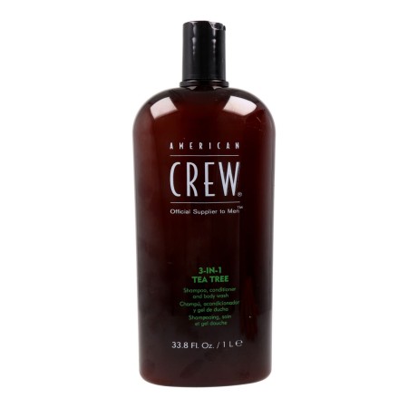 3-in-1 Gel, Shampoo and Conditioner American Crew Tea Tree 1 L by American Crew, 3-in-1 shampoo, conditioner and gel - Ref: S...