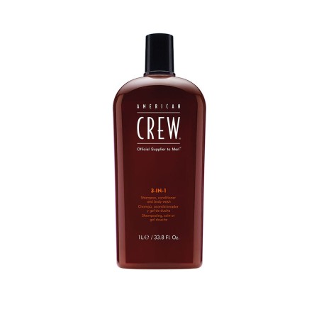 Shampoo, Conditioner and Shower Gel American Crew 1 L by American Crew, 3-in-1 shampoo, conditioner and gel - Ref: S4261406, ...