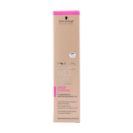 Colour base Schwarzkopf Blondme Nougat 60 ml by Schwarzkopf, Permanent Colour - Ref: S4261735, Price: 13,44 €, Discount: %