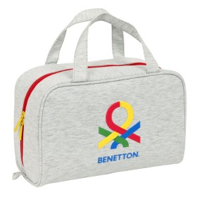 Nécessaire Escolar Benetton Pop Cinzento (31 x 14 x 19 cm) de Benetton, Estojo de viagem - Ref: S4308050, Preço: 11,07 €, Des...