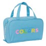 School Toilet Bag Benetton Spring Sky blue 31 x 14 x 19 cm by Benetton, Cosmetic Cases - Ref: S4310003, Price: €11.07, Discou...