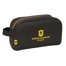 Nécessaire de Viagem Kings League Preto 24 x 15 x 10 cm de Kings League, Estojo de viagem - Ref: S4311013, Preço: 13,96 €, De...