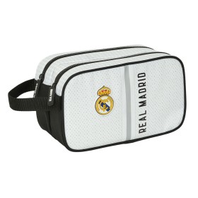 Reise-Toilettentasche Real Madrid C.F. Weiß Grau Sportlich 26 x 15 x 12.5 cm von Real Madrid C.F., Kosmetikkoffer - Ref: S431...