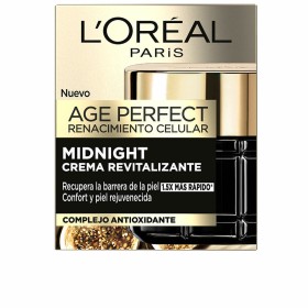 Anti-Aging Nachtcreme L'Oreal Make Up Age Perfect Revitalisierende 50 ml von L'Oreal Make Up, Feuchtigkeitscremes - Ref: S051...