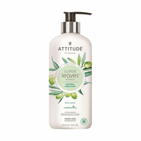 Sabonete de Mãos Olive Leaves Attitude (473 ml) de Attitude, Sabonetes para as mãos - Ref: S4500715, Preço: 11,22 €, Desconto: %