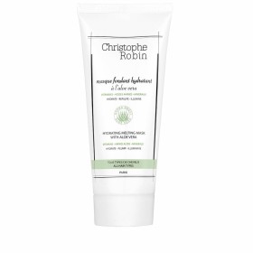 Maschera per Capelli Christophe Robin Idratante Aloe Vera (200 ml) di Christophe Robin, Balsami ad azione profonda e trattame...