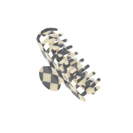 Hair Accessory Araban White Black Squared by Araban, Claws - Ref: S4512481, Price: 14,41 €, Discount: %