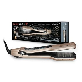 Ferro de Cabelo Demeliss Titanium Saint-Algue Straightener Demeliss Titanium Preto de Saint-Algue, Pranchas para o cabelo - R...