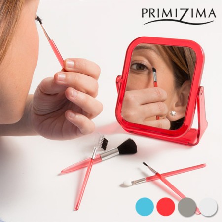 Miroir avec Pinceaux de Maquillage Primizima (6 pièces) de BigBuy Beauty, Miroirs de poche - Réf : V0200953, Prix : 3,33 €, R...