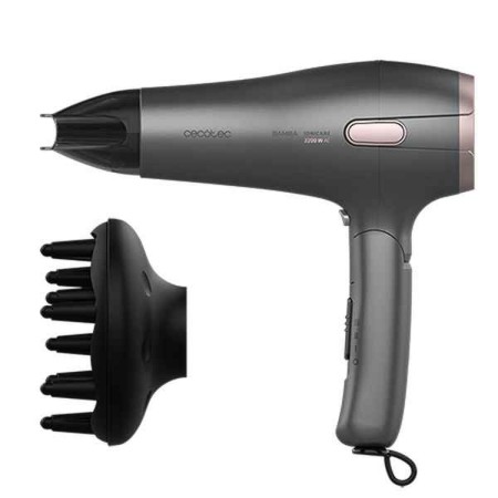 Sèche-cheveux Cecotec Bamba IoniCare 5250 EasyCollect Pro Noir de Cecotec, Sèche-cheveux et diffuseurs sèche-cheveux - Réf : ...