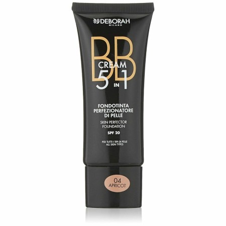 Crème Hydratante avec Couleur BB Cream Deborah 2147 5 en 1 Nº 04-Apricot de Deborah, Fonds de teint - Réf : S4502407, Prix : ...