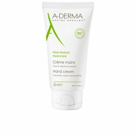 Crema de Manos A-Derma Piel dañada 50 ml de A-Derma, Cremas para manos y uñas - Ref: S05109912, Precio: 11,62 €, Descuento: %