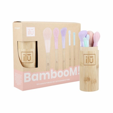 Set mit Schminkbürsten Ilū Bamboom Lote Bunt 6 Stücke von Ilū, Räumnadeln - Ref: S05110230, Preis: 19,71 €, Rabatt: %