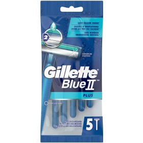 Shaving Razors Gillette Blue Ii Plus 5 Units by Gillette, Men - Ref: S05112556, Price: €4.37, Discount: %