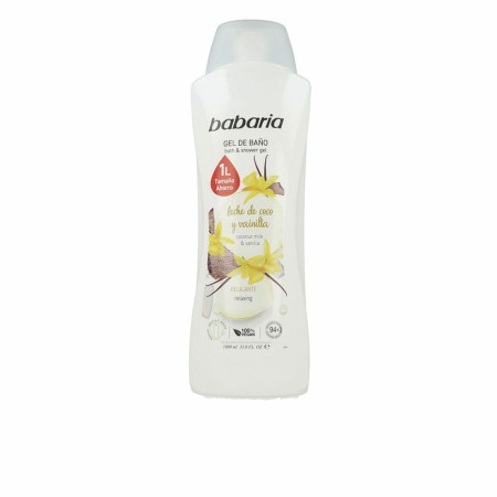 Gel de duche Babaria 1 L Baunilha Coco Relaxante de Babaria, Géis de duche - Ref: S05112868, Preço: 5,09 €, Desconto: %