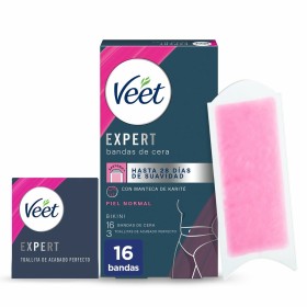 Bandas Depilatórias Corporais Veet Expert Bikini (16 Unidades) de Veet, Depilação com cera - Ref: S05117893, Preço: €5.09, De...