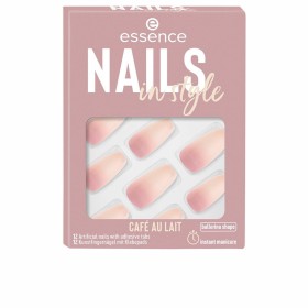 Unhas postiças Essence Nails In Style Autoadesivas Reutilizável Nº 16 Café au lait (12 Unidades) de Essence, Unhas postiças e...