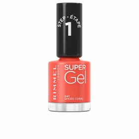 nail polish Rimmel London Super Gel Nº 047 Spiced coral 12 ml by Rimmel London, Gel Polish - Ref: S05121438, Price: €7.80, Di...