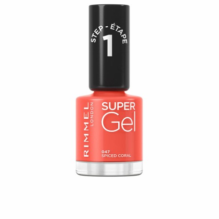 smalto Rimmel London Super Gel Nº 047 Spiced coral 12 ml di Rimmel London, Smalti in gel - Rif: S05121438, Prezzo: 6,91 €, Sc...