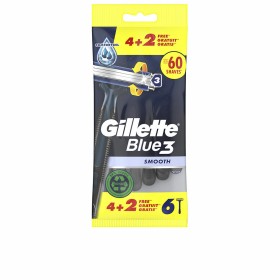 Rasoirs Jetables Gillette BLUE 3 (6 Unités) de Gillette, Homme - Réf : S05126558, Prix : 5,87 €, Remise : %