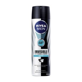 Spray déodorant Men Black & White Active Nivea Men Black White Active (200 ml) 200 ml de Nivea, Déodorants et anti-transpiran...