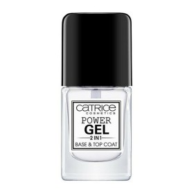 Nagellack Power Gel 2 in 1 Base and Top Coat Catrice Power Gel In (10,5 ml) 10,5 ml von Catrice, Farblack - Ref: S0573462, Pr...