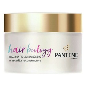 Masque pour cheveux Hair Biology Frizz & Luminosidad Pantene (160 ml) de Pantene, Soins et masques - Réf : S0573879, Prix : €...