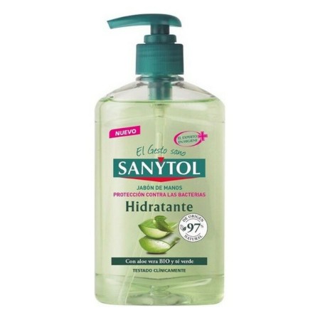 Sabonete de Mãos Líquido com Doseador Antibacterias Sanytol 280100 (250 ml) 250 ml de Sanytol, Sabonetes para as mãos - Ref: ...