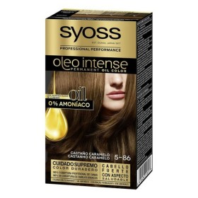 Dauerfärbung Syoss Olio Intense Ohne Ammoniak Nº 5,86 Kastanie Karamell von Syoss, Farben - Ref: S0585353, Preis: €8.06, Raba...