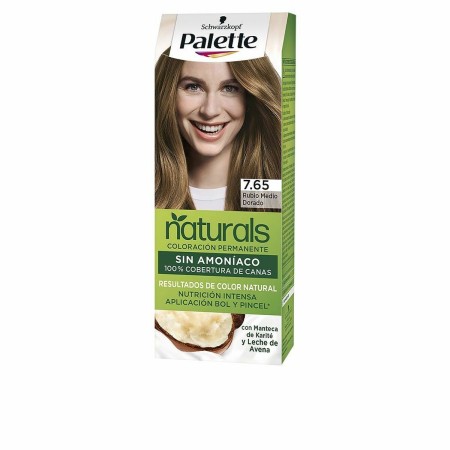 Teinture permanente Schwarzkopf Palette Natural Nº 7.65 de Schwarzkopf, Coloration permanente - Réf : S0596920, Prix : 4,95 €...