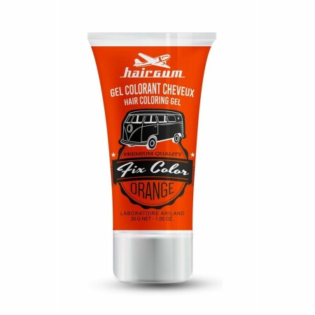 Coloração Não Permanente Hairgum Fix Color Gel Fixador Laranja Orange 30 ml de Hairgum, Coloração semipermanente - Ref: S0598...