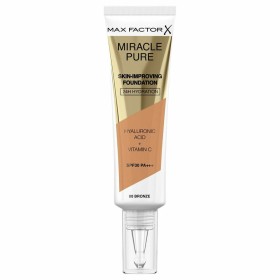 Fluid Makeup Basis Max Factor Miracle Pure Spf 30 Nº 80-bronze 30 ml von Max Factor, Grundierung - Ref: S0598762, Preis: €6.5...