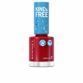 nail polish Rimmel London Kind & Free 156-poppy pop red (8 ml) by Rimmel London, Polish - Ref: S0598839, Price: €6.40, Discou...