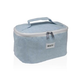 Travel Vanity Case Versa Blue 12 x 12 x 20 cm by Versa, Cosmetic Cases - Ref: S3412717, Price: €5.64, Discount: %