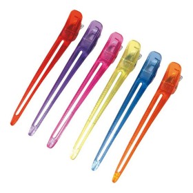 Hair clips Eurostil Pinzas Metal-plastico (6 uds) by Eurostil, Claws - Ref: S4241673, Price: 5,95 €, Discount: %