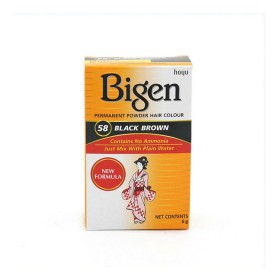 Permanent Dye Bigen 58 Black Nº58 Black Brown (6 gr) by Bigen, Permanent Colour - Ref: S4245204, Price: 4,22 €, Discount: %