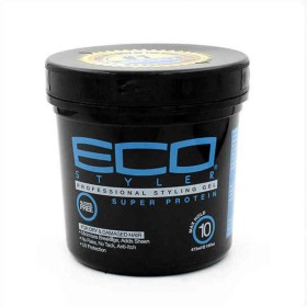 Cire Eco Styler Styling Gel Super Protein (946 ml) de Eco Styler, Crèmes, argiles et cires - Réf : S4245264, Prix : 8,75 €, R...