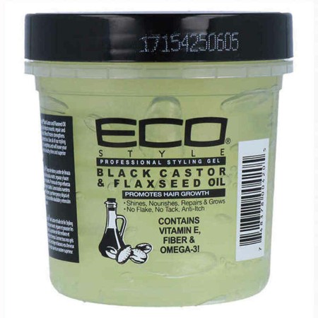 Cera Eco Styler Styling Gel Black Castor (235 ml) de Eco Styler, Masilla, arcilla y cera - Ref: S4245270, Precio: 4,28 €, Des...