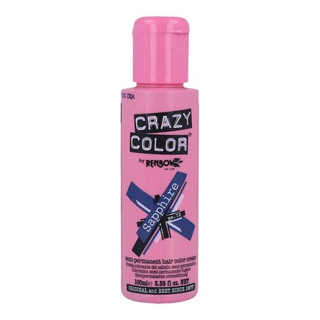 Tinta Semipermanente Safiro Crazy Color Nº 72 (100 ml) de Crazy Color, Coloração semipermanente - Ref: S4247690, Preço: 6,56 ...