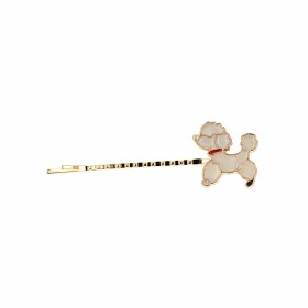 Pince Araban Doré Blanc Chien de Araban, Piques et épingles à cheveux - Réf : S4500572, Prix : 3,32 €, Remise : %