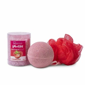 Bath Set IDC Institute Smoothie 3 Pieces Strawberry by IDC Institute, Sets - Ref: S4510277, Price: 4,83 €, Discount: %