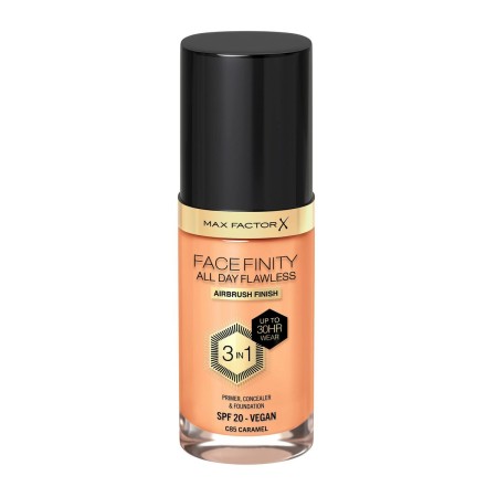 Base Cremosa per il Trucco Max Factor Facefinity 3 in 1 Spf 20 Nº 85-caramel 30 ml di Max Factor, Fondotinta - Rif: S05112578...