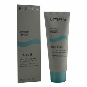 Cream Deodorant Pure Biotherm 75 ml (75 ml) by Biotherm, Deodorants & Anti-Perspirants - Ref: M0105699, Price: €20.75, Discou...