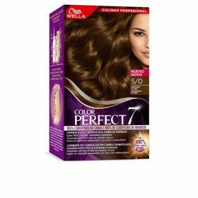 Tinta Permanente Wella Color Perfect 7 Nº 5/0 Castanho Claro 60 ml de Wella, Coloração permanente - Ref: S05103959, Preço: 8,...