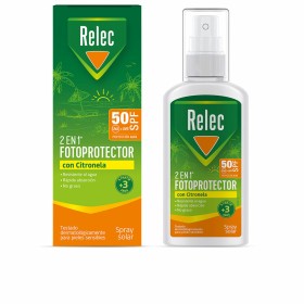 Crème Solaire pour le Corps en Spray Relec 2 en 1 Citronnelle 100 ml Spf 50 de Relec, Filtres solaires - Réf : S05110043, Pri...