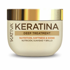 Nourishing Hair Mask Kativa Keratine 300 g by Kativa, Deep Conditioners & Treatments - Ref: S05113279, Price: 9,38 €, Discoun...