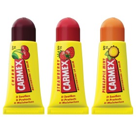 Balsamo Labbra idratante Carmex Triplo Fragola Ananas 3 Pezzi Ciliegia Spf 15 di Carmex, Balsamo - Rif: S05115726, Prezzo: €9...