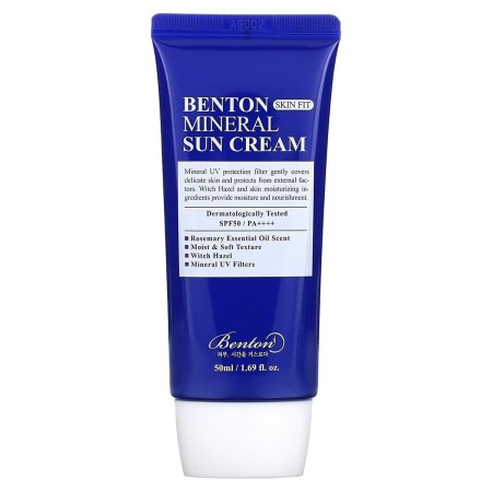 Écran solaire visage Benton Skin Fit SPF 50+ 50 ml de Benton, Filtres solaires - Réf : S05117216, Prix : 22,46 €, Remise : %