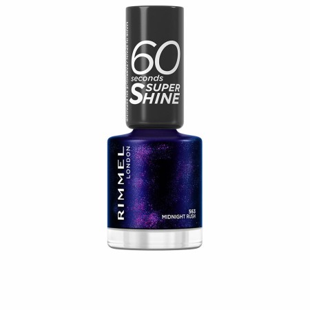 smalto Rimmel London 60 Seconds Super Shine Nº 563 Midtnight rush 8 ml di Rimmel London, Smalti - Rif: S05121426, Prezzo: 3,1...